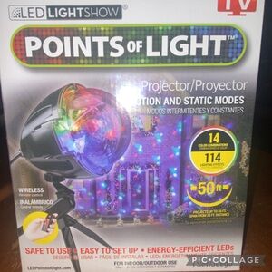 LED Light Show Points of Light Projector
